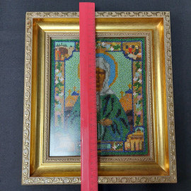 Икона православная, бисер, в рамке "Матрона Московская.. Картинка 2